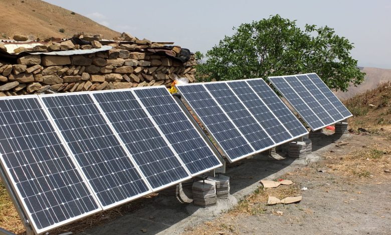 پنل خورشیدی در خوزستان