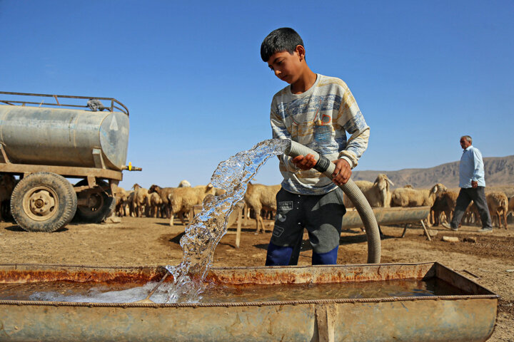 تامین آب شرب بهداشتی و احداث کانال انتقال آب برای عشایر جنوب پایتخت