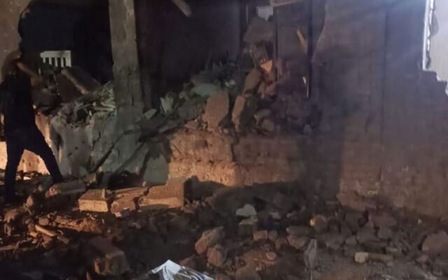 بر اثر اصابت موشک به شهر طابا مصر ۵ تن زخمی شدند