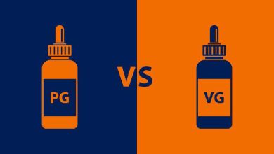 نسبت VG به PG در جویس و سالت نیکوتین