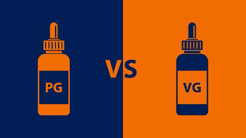 نسبت VG به PG در جویس و سالت نیکوتین