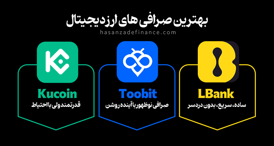 بهترین صرافی های ارز دیجیتال
